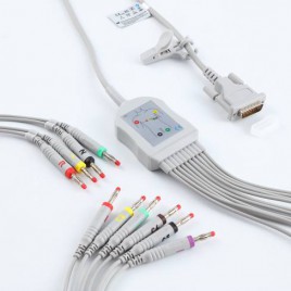 Schiller Compatible Direct-Connect EKG Cable
