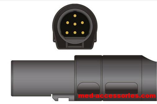 Novametrix Compatible Direct-Connect SpO2 Sensor - 369083-001