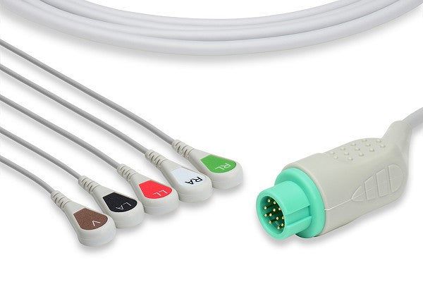Mindray > Datascope Compatible Direct-Connect ECG Cable