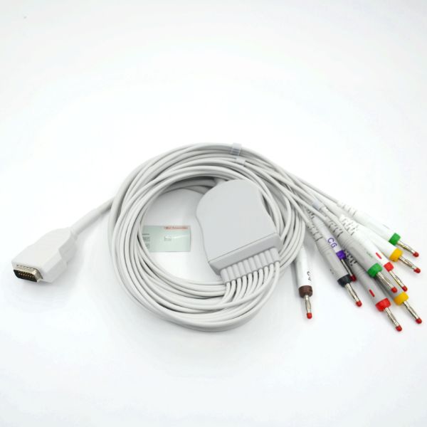 Compatible GE EKG Cable