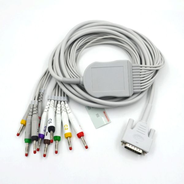 Compatible Nihon Kohden EKG Cable