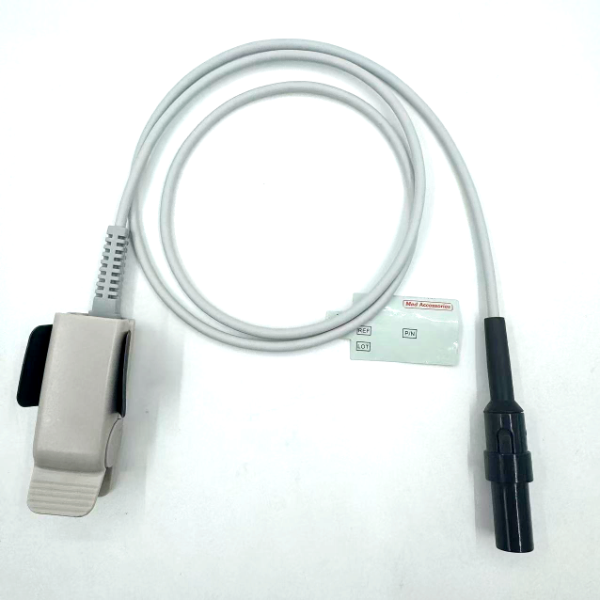 Manufacturer Medical Accessories ISO Certified Class II Reusable Adult Soft SpO2 Sensor 3.0m Compatible to Mindray